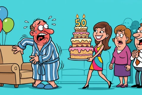 WITZ ÜBER EINEN DENKWÜRDIGEN GEBURTSTAG