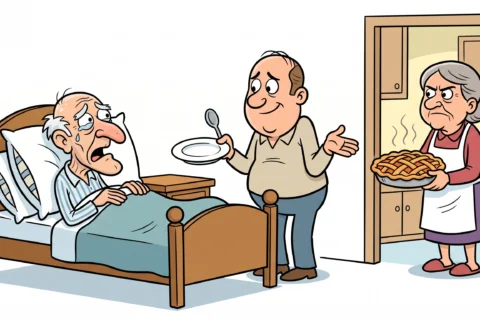 WITZ ÜBER APFELKUCHEN